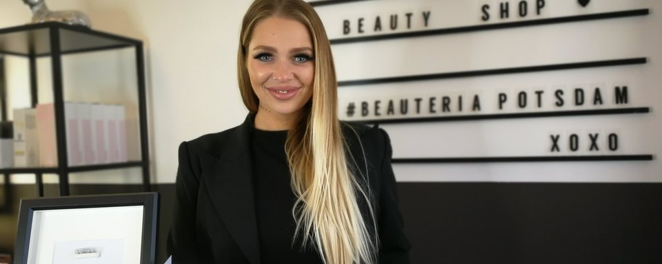 Franziska Krause eröffnet ihren Laden in Babelsberg